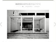 Tablet Screenshot of mariosampaioarquiteto.com.br